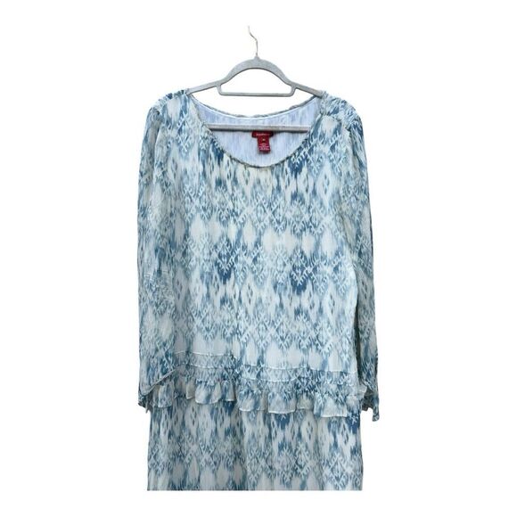 Sundance Sentimental spirit tiered maxi dress size 16 100% silk boho coastal - Picture 5 of 6